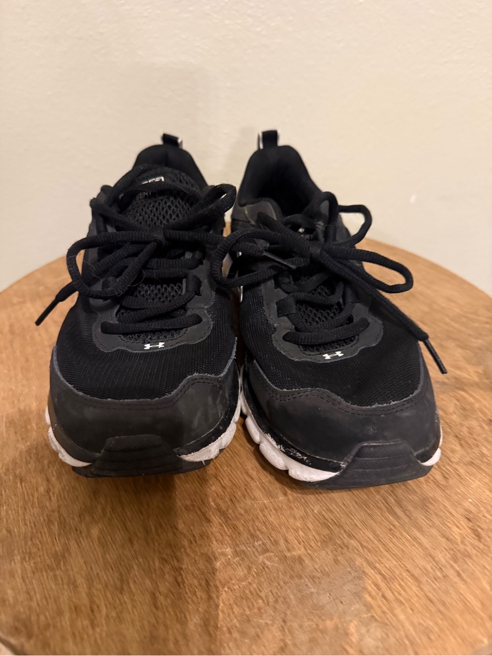 Under Armour Black Women's Lace-Up Sneakers